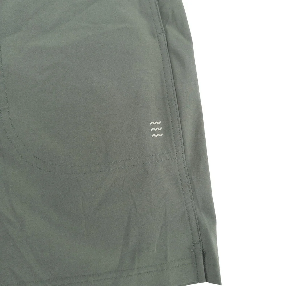 Free Fly Mens Large Breeze Active Short Green Lined 7